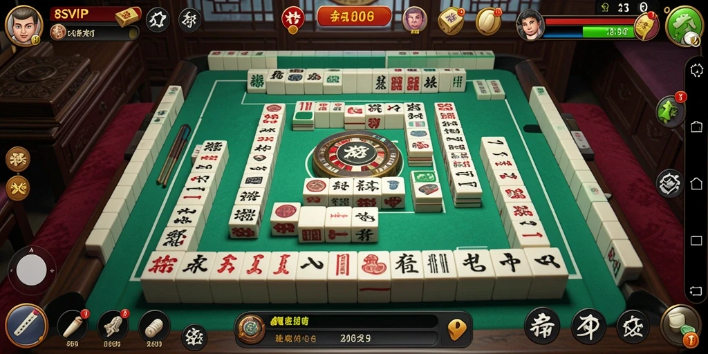 Tampilan gameplay menarik dalam permainan Mahjong 8SVIP.