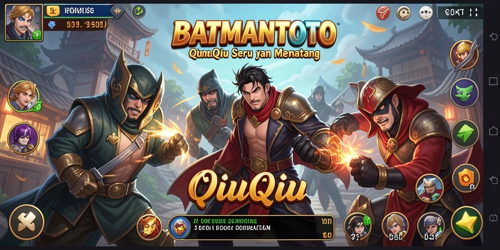 Screenshot gameplay QiuQiu BATMANTOTO yang menarik dan seru.