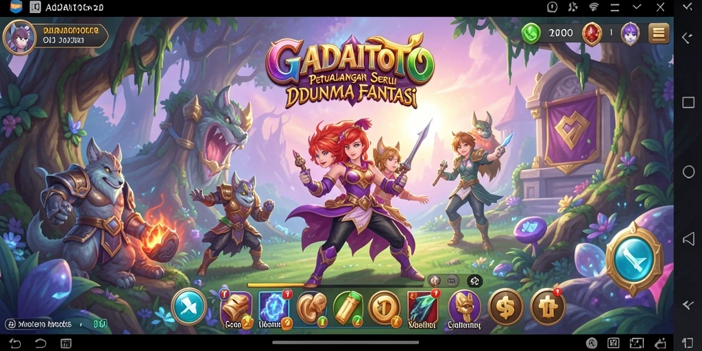 Tampilan gameplay GADAITOTO yang menegangkan di dunia petualangan.