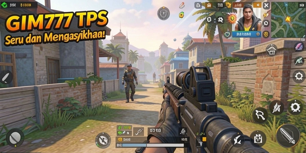 Tampilan gameplay seru GIM777 saat beraksi di medan perang.