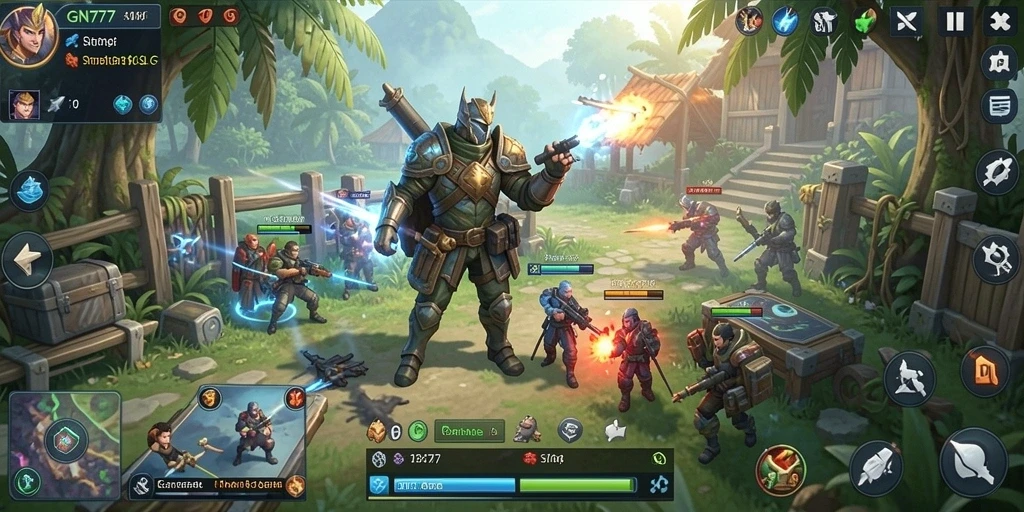Tampilan luar biasa dari gameplay SLG di GN777.