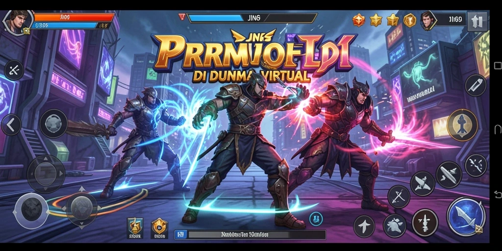 Tampilan aksi pertarungan seru di JIN69.
