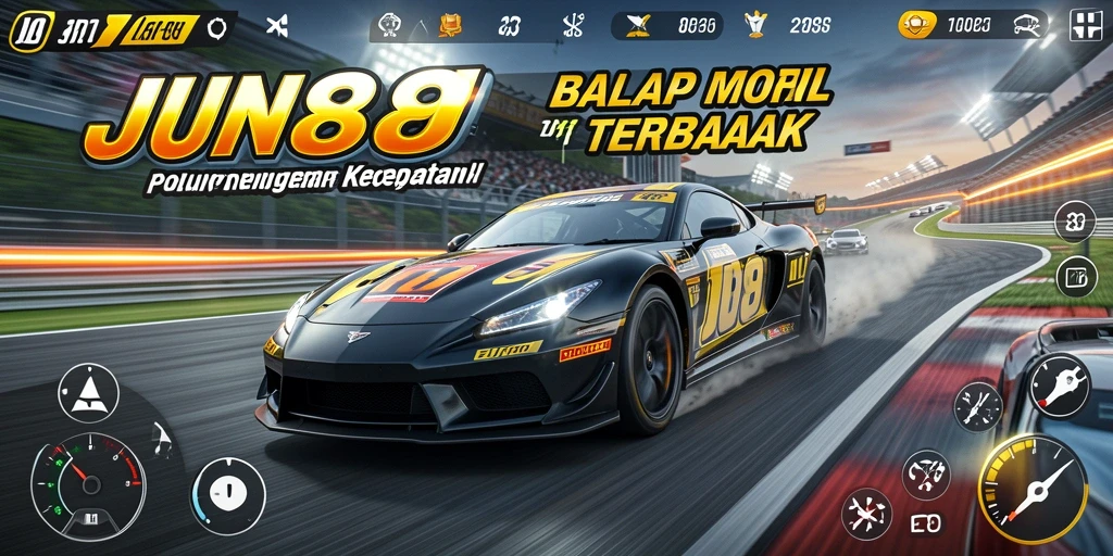Tampilan gameplay seru dan menegangkan dari permainan JUN88.