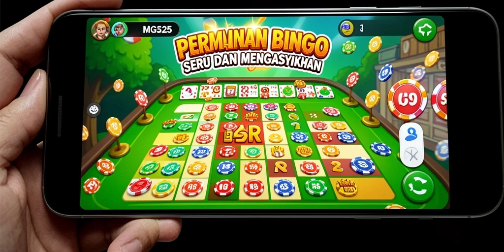 Tampilan permainan Bingo MG525 yang interaktif dan menyenangkan.