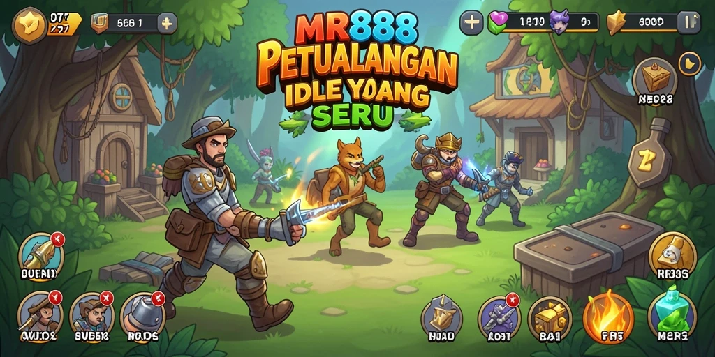 Screenshot utama MR888 menunjukkan gameplay yang menarik dan santai.