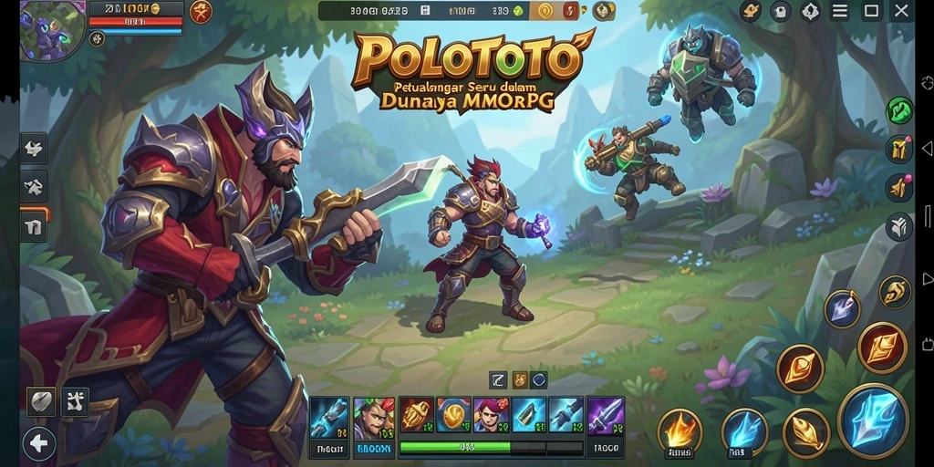 Tampilan gameplay seru dari dunia fantasi POLOTOTO.