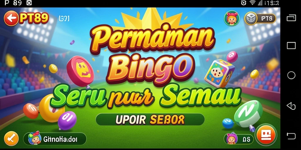 Tampilan gameplay Bingo yang seru dan menarik di PT89.