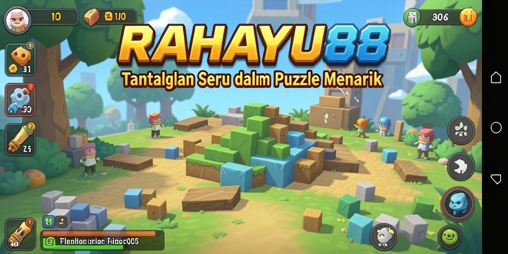 Tampilan Puzzle Game RAHAYU88 yang menantang dan menyenangkan.