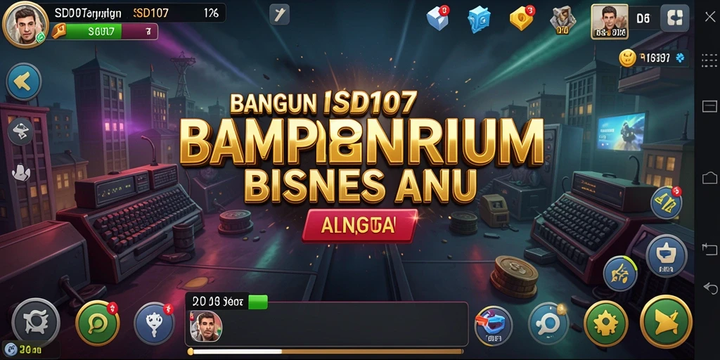 Tampilan menarik dari gameplay SD107 yang memikat bagi para penggemar Tycoon.