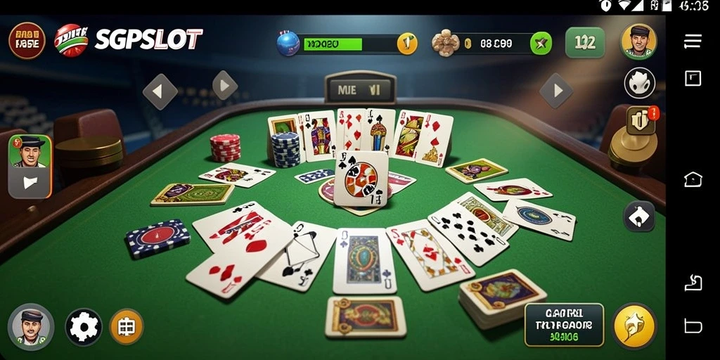 Screenshot gameplay SGPSLOT yang menampilkan keseruan bermain Gaple.