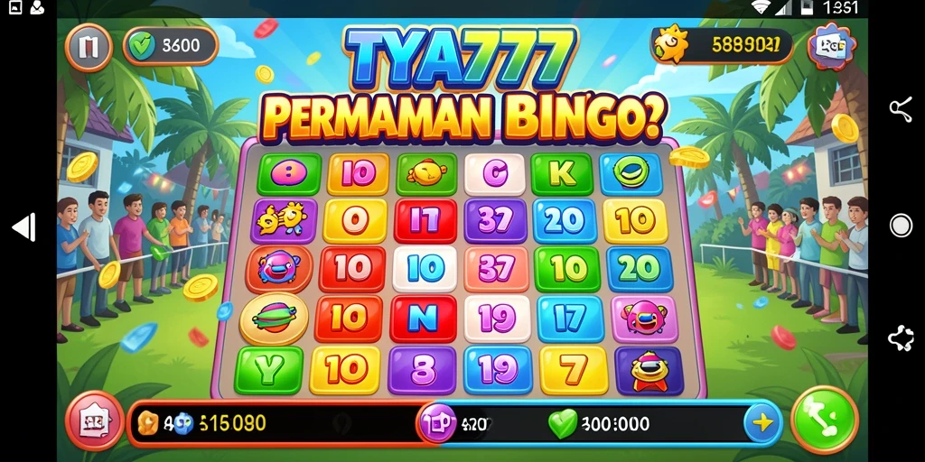 Tampilan gameplay yang menarik dan interaktif dari TYA777 Bingo.